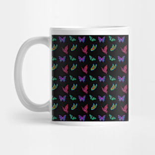 pattern butterflies psychedelic art Mug